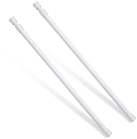 2 Pz Barre Finestre Sicurezza, Protezioni per Porte Regolabili Barra di Sicurezza per Finestre Protezioni per Finestre Fisse Dispositivi di Sicurezza per Bambini Maggiore Sicurezza (Bianco)