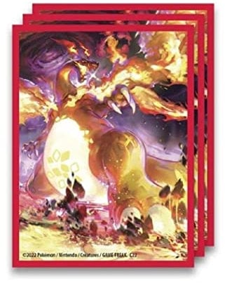 Charizard VMAX Elite Trainer Sleeves | Pack of 65 Sleeves | Easy Shuffling for the Pokemon TCG + TitanCards® Toploader
