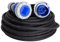 VSDITALIA - Prolunga Elettrica Industriale Professionale da 10 Metri - Spina e Presa CEE 3 Poli, Cavo 3G2.5, protezione IP67, rivestimento cavo in neoprene 230 V /16 A