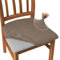 Granbest Jacquard Esszimmerstuhl Sitzbezüge Set von 4, High Stretch Esszimmerstuhl Slipcovers Anti-Staub Sitzschutz für Esszimmer, Küche (4er Set, Kamel)