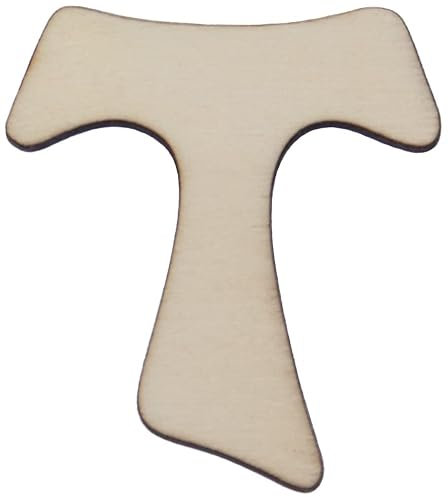 Franziskanische Tau Holz Deko Kreuz Größe wählbar Kreuze zum Bemalen 32,5 x 36 cm