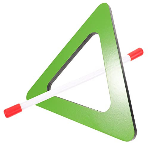 1 Satz Dreieckige Trommel Handtrommel Rahmentrommel Musiklernspielzeug Ozeantrommel Baby Musikalische Trommel Spielzeug Übungsmatte Für Trommeln Baby Trommel Kind Weihnachten Holz