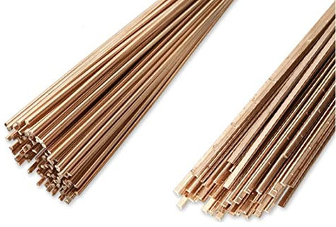 BREAKA Baguette de soudage en Laiton, 1KG, électrode de cuivre, Fil de soudage, Pas Besoin de Baguettes de soudage en Poudre à souder (Size : 1.3X3.2MM)