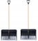2X Schneeräumer YOURSGARTEN Schneeschieber Schneeschaufel Schwarz stark Schaufeln HOLZSTIEL