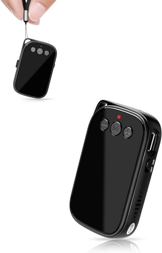 H+Y Mini Diktiergerät 64GB mit OTG und Lautsprecher, Mini Aufnahmegerät mit Stimmenaktivierung, 1536 kbps Stereo HD, MP3 Voice Recorder