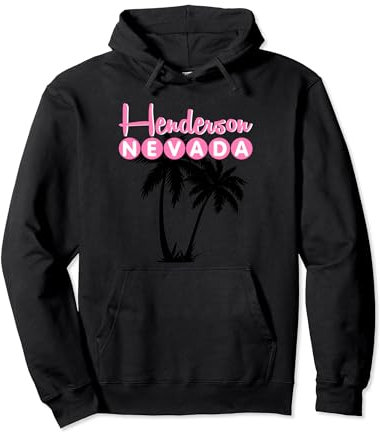 Henderson Nevada Retro-Palme Pullover Hoodie