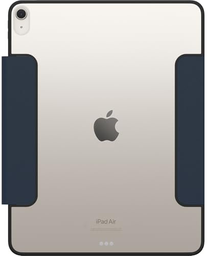 OtterBox Symmetry Folio Hülle für iPad Air 13 Zoll (2024 M2, 2025 M3), stoßfeste, sturzsichere, dünne Schutzhülle, nach Militärstandard getestet, Blau, Keine Einzelhandelsverpackung