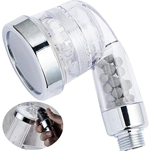Zghhc Pommeau De Douche À Main Haute Pression Abs, 1 Pièce, Filtre À Anions pour Salle De Bains, Salon De Coiffure, Économie D', Buse De Pulvérisation De Spa