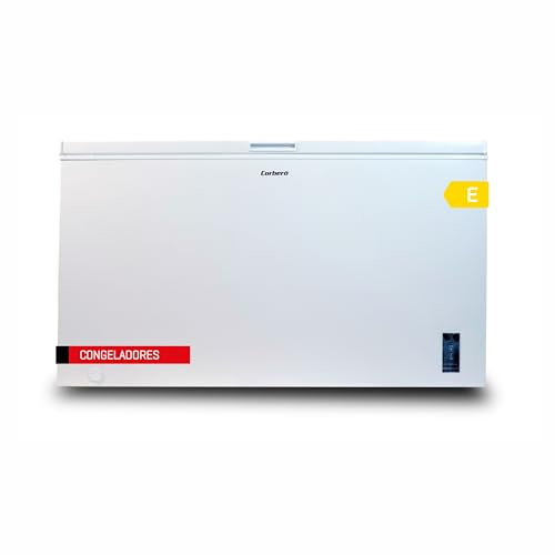 Corberó - Congelador Arcón | CCHM418W | Capacidad 418L | Control Electrónico Con Display, 2 Cestas | Eficiencia Energética E | Blanco