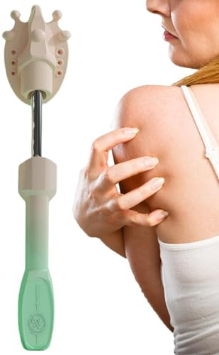 Rascador de espalda – Rascador automático para picazón | Rascador corporal | portátil | Rascador de espalda para adultos, mujeres, hombres, cabeza, piernas, espalda, cuerpo, garra ampliada con mango
