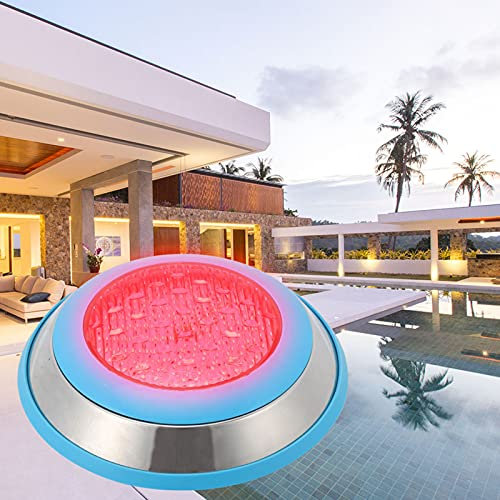 Lampe LED RVB 15 W - Lampe Montée en W pour Piscines et Fontaines, 2 V AC, Lumière pour Les Effets (RGB)