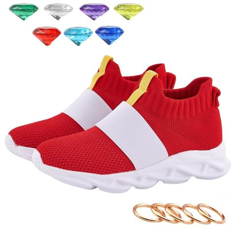 Nuovovoi Jungen Turnschuhe (Rot, Jugendliche, Herren, 37, Numerisch, EU Schuhgrößensystem, M)