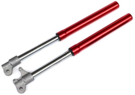 Sirxlevcy Assorbimento Degli Urti Della Forcella Anteriore Rovesciata per Moto per Cina 47cc 49cc Mini Moto Pit Bike Motocross Accessori,Rosso