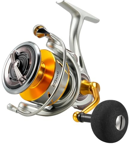 Seaknight SPEEDY Spinnrolle Salzwasser 10+1 Kugellager 6,2:1 Korrosionsschutz Meeresangelrolle Karpfenangeln Hecht 3000-8000 Kohlefaser-Zug Max 11 kg/24 LB