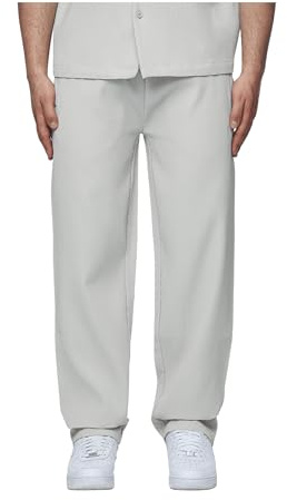 Pegador Troy Plissee Hose Pants Pearl Grey, XL