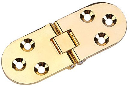 80 * 30 mm 2pcs Backflap Bisagra bisagras de aleación de zinc Muebles de borde redondo con tapa bandeja Bisagra para armario armario escritorio mesa plegable