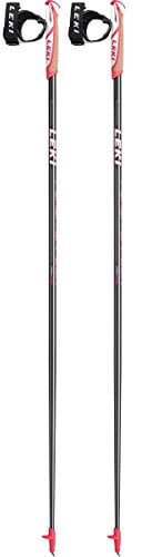 LEKI Flash Carbon, Farbe:530 anthrazit-Shiny/weiß-neonr, Größe:125