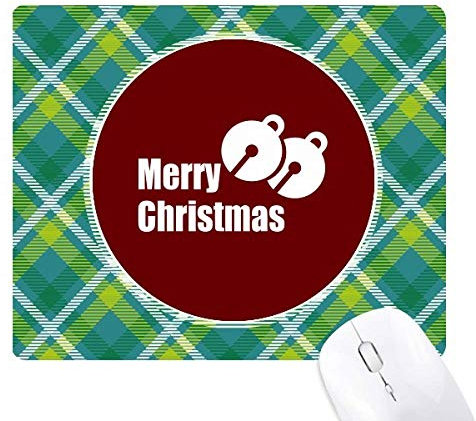 deux boules de noël. réseaux verte grille pixel tapis de souris
