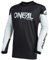 O'NEAL | Motocross-Trikot | Enduro MX | Atmungsaktives Material, gepolsterter Ellenbogenschutz, Passform für maximale Bewegungsfreiheit | Element Jersey Threat | Erwachsene | Schwarz Weiß | Größe L