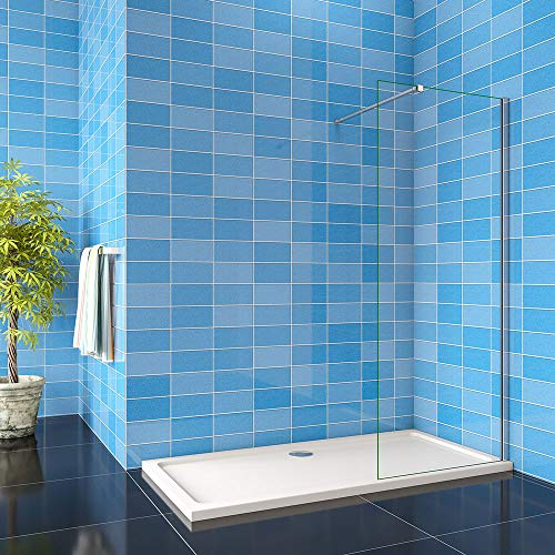 800x1900mm Xinyang Walkin Wet Room Shower Screen 8mm Easy Clean Glass
