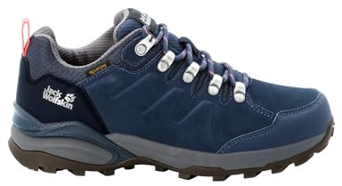 Jack Wolfskin Damen Refugio Texapore Low W, Dark Blue / Grey, 43 EU