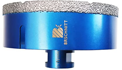Broca de Diamante 115MM - BRSCHNITT Vacío Soldadura para Perforación en Seco Porcelana Azulejo Granito Mármol M14