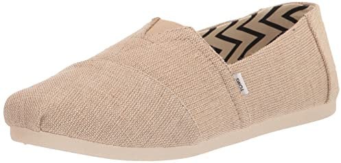 TOMS Men's Alpargata Heritage Canvas Loafer Flat, Natural Undyed, 11 UK