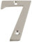 Chrome Door Numbers Screw On 3 Inch Number 7 Door Number Elegant and Bold Door Numerals Suitable for All Door Types Including Wooden uPVC and Composite.