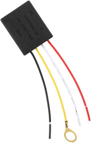 MILISTEN Berührungslampenschalter für LED- Lampe 120V/ 3- Wege- Sensor mit Überspannungsabsorbersteuerungsmodule Ersatzsensor mit 3 Ebenen Dimmfunktion