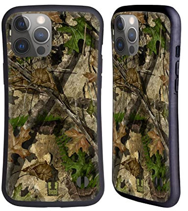 Head Case Designs Eichen Truthahn Jagd Camouflage Jagd Hybride Handyhülle Hülle Huelle kompatibel mit Apple iPhone 14 Pro Max