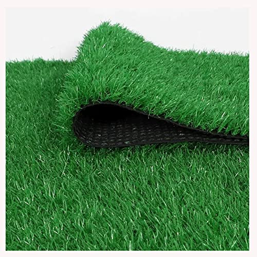 2mx5m 25mm Florhöhe Teppich Grüner Kunstrasen Realistisch Haustierfreundlich Gefälscht Rasenmatte Innen Außen Garten Hunde Haustier Rug(Size:2x10m)