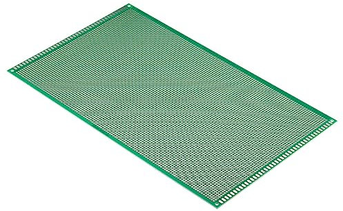 PATIKIL 11.8 x 7.1 PCB Board Circuit, 1 Pcs Prototype Perfboard Solder Boards for DIY Soldering and Electronic Project Circuit Boards Solderable Breadboard, Green