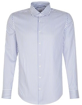 Seidensticker Herren Business-Hemd - Slim Fit - Bügelfrei - Kent-Kragen - Langarm - 100% Baumwolle