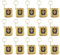 Anlising 15PCS Mini Porte-Clés Quran, Porte-Clés Musulman, Porte-Clés Islamique, Porte-Clés Suspendu Musulman, Porte-Clés Décoratifs Musulmans, pour Souvenir Musulman Pendentif Ornement (Or)