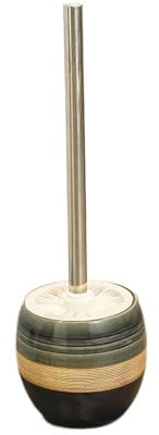 EMAFORO Cleaning Brush Toilet Brush Ceramic Toilet Bowl Brush with Stainless Steel Long Handle for Bathroom Deep Cleaning Storage And Organization Brushes
