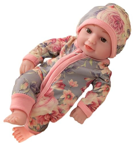 ISAKEN Reborn Babypuppe, 30CM Süß Reborn Puppe Mini Schlafende Wiedergeburt Puppen Weiche Lebensecht Reborn Puppe Spielzeug Geschenke Realistisch Neugeborene Baby Dolls That Echt Aussehen
