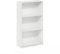 Furinno Basic 3-Tier Bookcase Storage Shelves, White/White