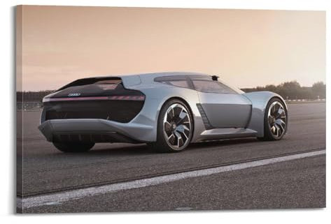 UNSGA PB18 Elektro-Supercar-Poster, E-tron Konzept, Offroader-Auto, dekoratives Gemälde, Leinwand, Wandposter und Kunstdruck, moderne Familienschlafzimmer-Dekoration, Poster, 60 x 90 cm