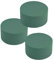 Oasis® Hobby Zylinder aus Frischblumensteckschaum, Ø 80 x 50 mm, 3 Stück - Steckschaum rund, Blumensteckschaum, Steckmasse, Nasssteckschaum für Blumengestecke, ideal für Hochzeiten, Taufe UVM.