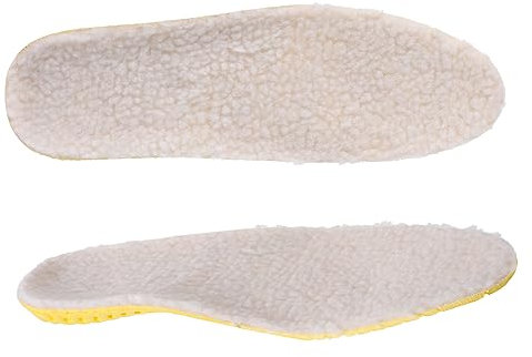 SEWOART Schuheinlage Warme Einlegesohlen Atmungsaktiv Schuhbodeneinlage Winterschuhkissen Verdickte Fell Einlegesohle Kältebeständig Bequem