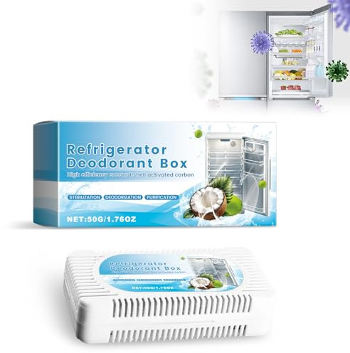 Refrigeratore, deumidificatore per frigorifero, deumidificatore per frigorifero, deumidificatore, neutralizzatore di odori naturale, per frigorifero, antiodore con carbone attivo, contro odori e odori