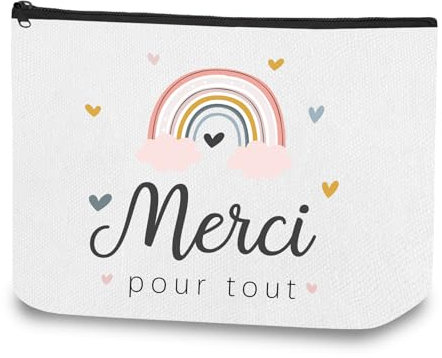 Cadeau Merci, Cadeau Remerciement, Merci Maitresse Cadeau, Merci Atsem Cadeau Merci Maitresse,Cadeaux Remerciements,Cadeau Merci Amie,Trousse de Toilette Cadeau Merci Femme Patron Collègues Infirmiere