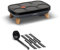 Tefal Crêpier Gourmet, Crêpier électrique, 6 empruntes, Revêtement antiadhésif, Rangement facile, Thermo-Spot, PY901BF1