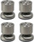 VUIKLCty 4 Patas for gabinetes, mesas de Centro, Camas, sofás, armarios, TV y vinotecas.(6cm)