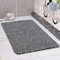 COSYLAND Duschmatte rutschfest, 40x80cm Badewannenmatte rutschfest mit Ablauf, Weiche PVC-Luffa Rutschmatte Dusche, Schnell Anti Rutsch Badematte, Schwarz-weiß