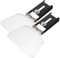 SEWACC 2 piezas Protector de Ojos para Esmeriladora Cubierta de Banco de Accesorio Práctico y Protección Transparente para Herramientas Eléctricas