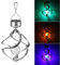 ALLOMN Solarbetriebenes Licht, Solar dekoratives Licht Yard Ornament Lamp Solarbetriebene Kristallkugel Lampe Wind Funkelnde Kristallkugel Lampe Farbwechsel Hängelampe