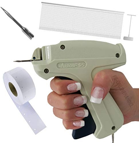 Etikettierpistole Arrow 9S Standard + 1.000 Heftfäden + 1.000 Etiketten + 1 Ersatznadel [Set 3] Etikettiergerät Tag Gun | PB-Onlinehandel