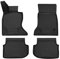 OMAC Gummimatten Fußmatten kompatibel mit BMW 5er F11 Touring 2010-2013 TPE Schwarz 4X