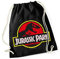 Jurassic Park Logo Gym Bag schwarz, Größe:onesize